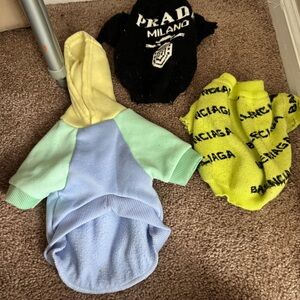 Colorful Dog or cat Sweater Set